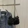 2025 Nueva Moda Color Puro Cadena de Lentejuelas Bolso Grande de Hombro Cruzado Bolso de Mano Bolso Pequeño Cuadrado para Viajes Diarios para Mujeres