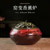 Queimador de Incenso Cerâmico Celadon para Uso Doméstico, Suprimentos Budistas, Incenso, Sândalo, Queimador de Incenso Pequeno Queimado em Forno de Rachadura de Gelo, Atacado do Fabricante, para Adoração