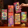 Sobres Rojos de Año Nuevo Pequeños de Buena Fortuna, Creativos Personalizados 2027 Año del Cordero Nuevos Sobres Rojos de Dibujos Animados al por Mayor