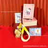 Llavero Colgante Popular de la Serie de Dibujos Animados Sanrio, Lindo Cordón para Bolso de Teléfono Móvil de Gato Kt, Regalo para Novia