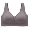 Verano sin costuras cómodo talla grande ropa interior delgada pecho grande talla pequeña talla grande más grande gorda 200 kg sujetador push up
