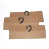 Tarjeta colgante de muestra de tela tarjeta de color de tela de otoño e invierno tarjeta de muestra gancho de pregunta papel elevador papel Kraft plegable tela Chuck