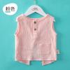 Chaleco de Gasa de Algodón Puro para Bebé Chaleco Delgado de Verano sin Mangas para Proteger el Vientre de Niños y Niñas Camiseta Base para Portabebés