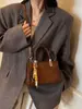 Bolso Cruzado de Moda con Estampado de Leopardo para Mujer, Nueva Moda Coreana y Japonesa, Bolso de Mano Pequeño Versátil y Sencillo