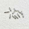 F-136 Haste de Liga de Titânio Titânio G23 com Furos Rosca Dupla Ponte para Orelha Haste para Orelha Haste de Conexão Piercing Joia DIY Acessório Versátil