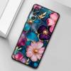 Funda para Teléfono Floral Estilo Pintura al Óleo Chapada en Oro Más Vendida de Lazada Samsung S26Ultra Cubierta Protectora Anticaídas