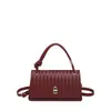 Bolsa de Mão Casual Pequena Feminina 2026 Nova Simples de Alto Valor Bolsa Quadrada Pequena Estilosa Sensação Relaxada Bolsa Transversal