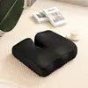Cojín de asiento, cojín para silla, cojín de oficina para sentarse mucho tiempo en el trabajo, cojín de asiento con soporte lumbar y respaldo integrados