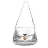 Bolso de mano para mujer, diseño de nicho, bandolera de un solo hombro, bolso plisado de alta gama, novedad de 2024
