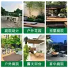 Piso de madera compuesta para terrazas exteriores, piso de madera anticorrosión para uso en exteriores, paneles de madera y plástico coextruidos de segunda generación para patios, jardines, patios interiores y villas