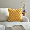 Funda de Almohada de Terciopelo de Conejo Imitación Transfronteriza Funda de Almohada de Felpa con Diseño de Piña Funda de Almohada para Sofá Sala de Estar Dormitorio Venta Directa de Fábrica Amazon