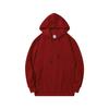 Suéter con capucha de color sólido simple y moderno para otoño e invierno, suéter holgado de calle que combina con todo, ropa para parejas con logotipo impreso
