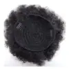 Peluca de mechón de cabello afro africano de 8 pulgadas, fibra sintética de gran volumen, cabello afro rizado esponjoso