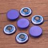 Accesorios para manualidades de 6-30 mm, base, parche, resina, azul, semicircular, ojo turco, cuentas espaciadoras