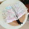Guarda-chuva Transparente com Design de Gato Branco, Totalmente Automático, Estilo Anime, Manual, Fofo, Alto Valor Estético, Dobrável, para Influenciadoras Femininas, Crianças, Desenhos Animados, Estudantes