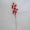 Novo Galho de Azevinho com Frutos Vermelhos de Flor Artificial, Feito Sob Medida, Fruta Superdimensionada, Fruta Artificial da Fortuna, Acessórios de Balde de Flores para Casamento