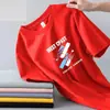 Camiseta de Manga Corta para Hombre Seda de Hielo Manga Corta Camiseta para Hombre Verano Cuello Redondo Camiseta Base Casual Versátil Guapo Camiseta Corta para Hombre
