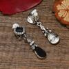 Pinzas para Orejas de Alta Calidad de Moda, Colgantes Cuadrados de Gota de Agua Bohemios Vintage, Pendientes sin Perforaciones, Estilo Versátil