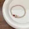 Collar de Perlas Dorado Champagne Estilo Nuevo 2026 con un Toque de Alta Gama, Elegante y Lujoso, Cadena Versátil para la Clavícula, Accesorio Sencillo para Mujeres