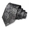 Gravata Masculina Logotipo Personalizado Gravata Paisley Vermelha Casamento Noivo Gravata de Alta Qualidade Amarrada à Mão para Homens