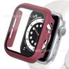 Adecuado para Caja de Apple Watch, Anti-Caída PC Recubierto con Spray Película Templada Integrada iWatch 11 Funda Protectora