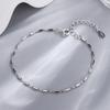 Pulseira Cilíndrica de Prata de Lei S925 Design de Nicho Feminino Ins Simples Estilo Coreano Personalidade Estudante Namorada Joias da Moda