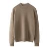 Suéter Casual de Cachemira de Imitación 100% de Alta Calidad para Mujer con Cuello Alto, Nuevo Estilo Otoño e Invierno, Tejido de Punto Holgado Estilo Perezoso