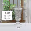 Estilo Europeu Criativo Entrada Luxo Vento Romano Lâmpada Vaso de Vidro Alto Perna Transparente Arranjo de Flores Quarto Pequeno Castiçal Ins Pousada