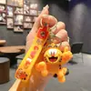 Llavero Colgante de Dibujos Animados Garfield Muñeca de PVC Máquina Expendedora Vacaciones Mochila de Estudiante Pareja Regalo Pequeño Decoración Transfronterizo