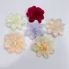 Cabeças de flores de crisântemo artificiais e acessórios para atacado, decorações florais de tecido de seda para casamento de 13 cm, cabeças de flores de dália