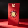 Adesivo de Telefone Dourado Estilo Envelope Vermelho Ano do Carneiro Estilo Novo Adesivo de Telefone Ouro Puro Atividade de Loja Comercial Tráfego Dirigindo Pequenos Presentes Atacado