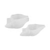 Gota de Gel Cristal DIY Caixa de Armazenamento de Concha Vaso de Flores Conjunto de Flores Resina Mesa Gesso Copo para Vela de Aromaterapia Molde de Silicone