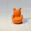 Accesorios de pegatinas para notas de refrigerador de utilería para fotografía de sofás pequeños creativos, sofá de simulación lindo, pegatinas de resina para refrigerador de sofá