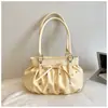 Bolso de Axila de Nicho Transfronterizo para Mujer Bolso de Hombro Único 2026 Nuevo Bolso Cruzado Fruncido Estampado de Lunares Bolso para Viajar