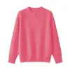 Raff estilo similar 100% lana de oveja tejido de ochos cuello redondo jersey sin costuras una pieza suéter de lana suéter mujer otoño invierno