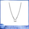 Pandora 925 Cobre Blanco Chapado en Plata Diamante Amor Cupido Serie Nuevo Collar de Moda DIY Joyería