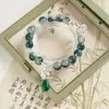 ¡Dulces Burbujas! Pulsera Simple con Cuentas Transparentes para Mujer 2025 Nueva Pulsera de Hada estilo ins Han Feng Frío
