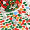 Acessórios Artesanais de Natal DIY Pacote de Material para Capa de Celular com Cola de Creme Fazendo Grampo de Cabelo Joias Acessórios Caseiros de Resina
