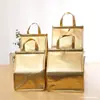 Bolsa Térmica para Bolo Dourado Ponto Bolsa Térmica Elevada para Bolo Bolsa Térmica para Durian Bolsa de Embalagem para Entrega de Bolinho de Carne
