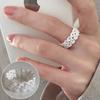 Anillo de Línea Enrollada Multicapa para Mujer, Estilo Minimalista Fresco, Anillo Abierto Dulce y Versátil, Anillo de Dedo Índice de Moda