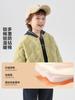 Chaqueta de Algodón Reversible para Niños con Forro de Felpa, Estilo Nuevo Invierno 2026 Ropa Infantil Moderna Abrigo de Algodón