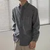Camisa a Cuadros Vintage para Hombre 2025 Diseño Japonés Nicho Primavera y Otoño Manga Larga Top Chaqueta
