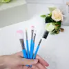Brocha de Maquillaje Paquete de 5 piezas Traje Brocha para Sombra de Ojos Portátil Brocha para Sombra Nasal Brocha para Rubor Brocha Suave Brocha para Polvo Traje para Estudiante