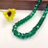Cuentas de Rueda de Cristal de Color Transparente Alto de 8MM para Pulsera, Collar Hecho a Mano, Accesorios de Joyería