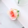 Cabeza de Rosa Mori DIY Flor de Seda Hecha a Mano Decoración de Pared de Fondo para Bodas Decoración del Hogar en stock Venta al por mayor