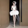 Comercio Exterior Europeo y Americano Vestido de Novia Ligero de Satén Estilo Francés Modelo Nuevo Otoño 2026 Vestido Voluminoso de Princesa para Ceremonia de Adultos Suministro Transfronterizo