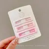 Pinzas para el pelo de helado para niñas, Pinzas laterales lindas para flequillo de bebé, Pinzas de pico de pato, Accesorios para el cabello