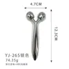 Massageador Facial Roller Lifting Bola Dupla Bastão de Beleza Firmador Facial Músculo Masseter Raspador Facial Ferramenta Instrumento Manual de Bola Roller