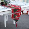Nuevos Suministros de Decoración Navideña para el Hogar Camino de Mesa de Tela Tejida Creativo Mantel Navideño Decoración de Mesa Decoración para el Hogar