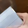 Etiqueta especial sin polvo etiqueta de papel con base transparente etiqueta autoadhesiva sala limpia papel de código de barras sin polvo chip semiconductor